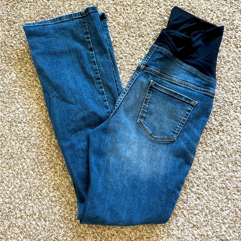 Maternity bootcut jeans